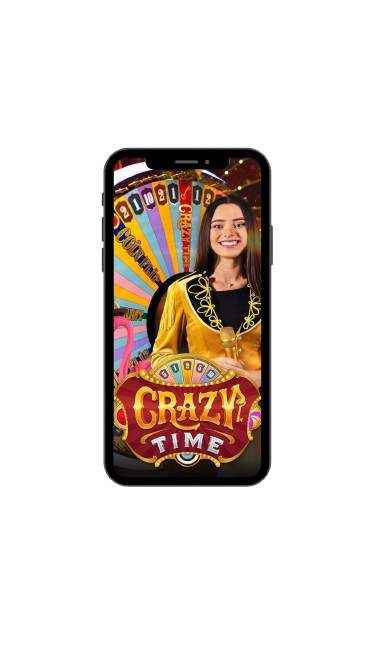 Crazy Time sur Smartphone Android et iOS